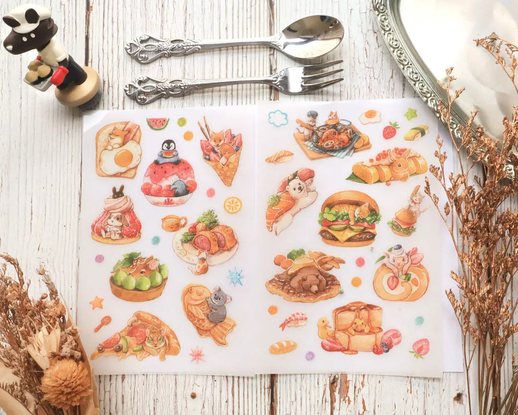 Maruco: Animal Gourmets – Transfer Stickers