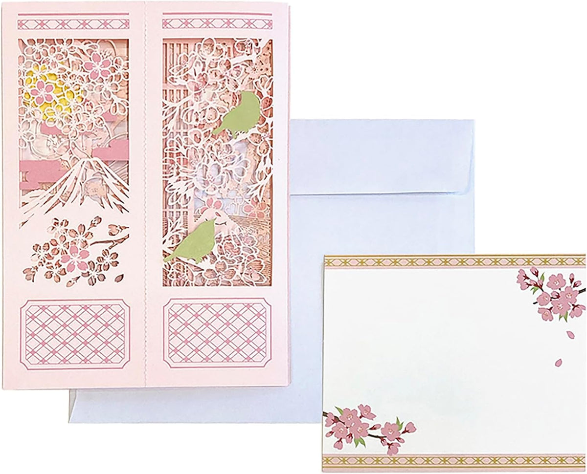Sanrio Greeting Card: Sakura Screen
