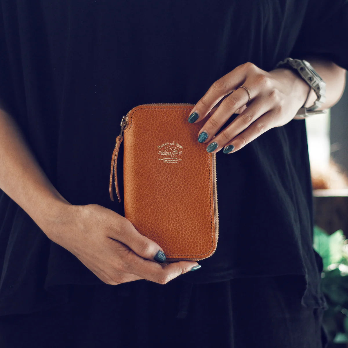 Toscana Leather Zip Pen Case