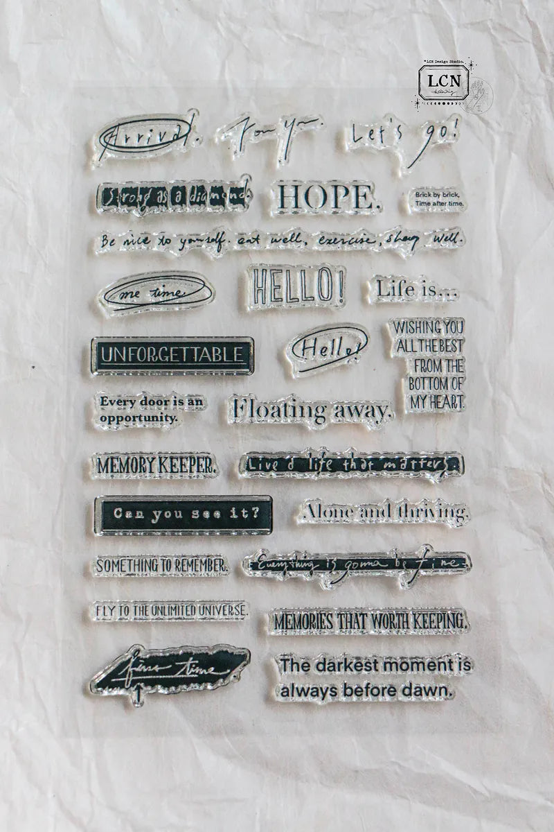 LCN clear stamps: Sentence vol.3