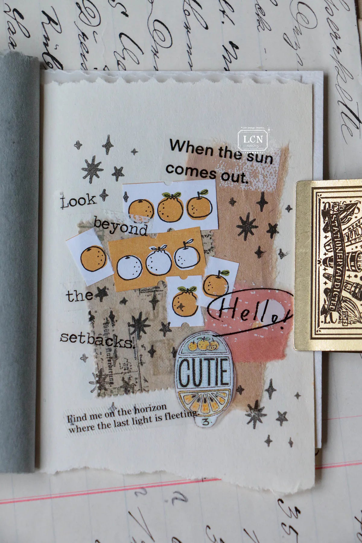 LCN Label Sticker Roll: Tangerine