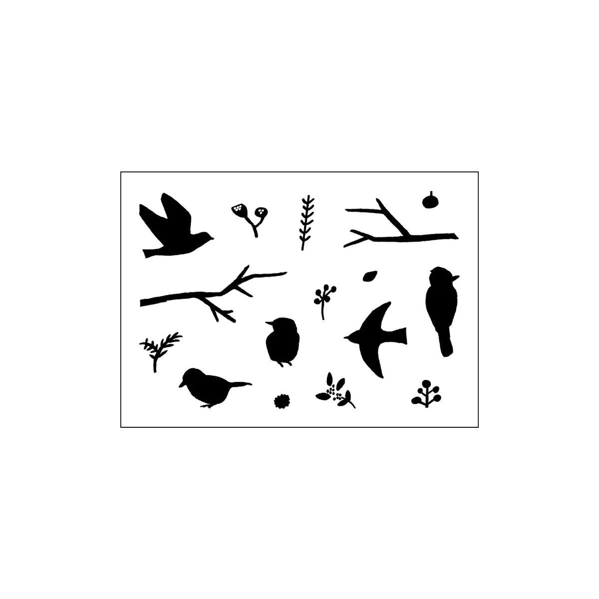 Pocket-Sized Clear Stamp Set - Bird and Twig