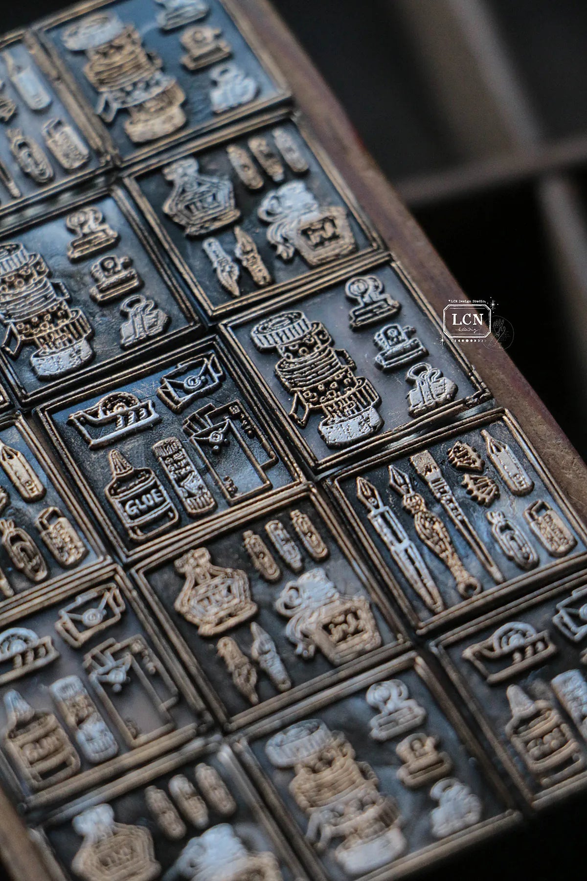 LCN Wax Seal Stamp Set: Stationery Tile 7