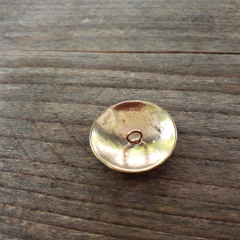 Brass Concho Flower Round