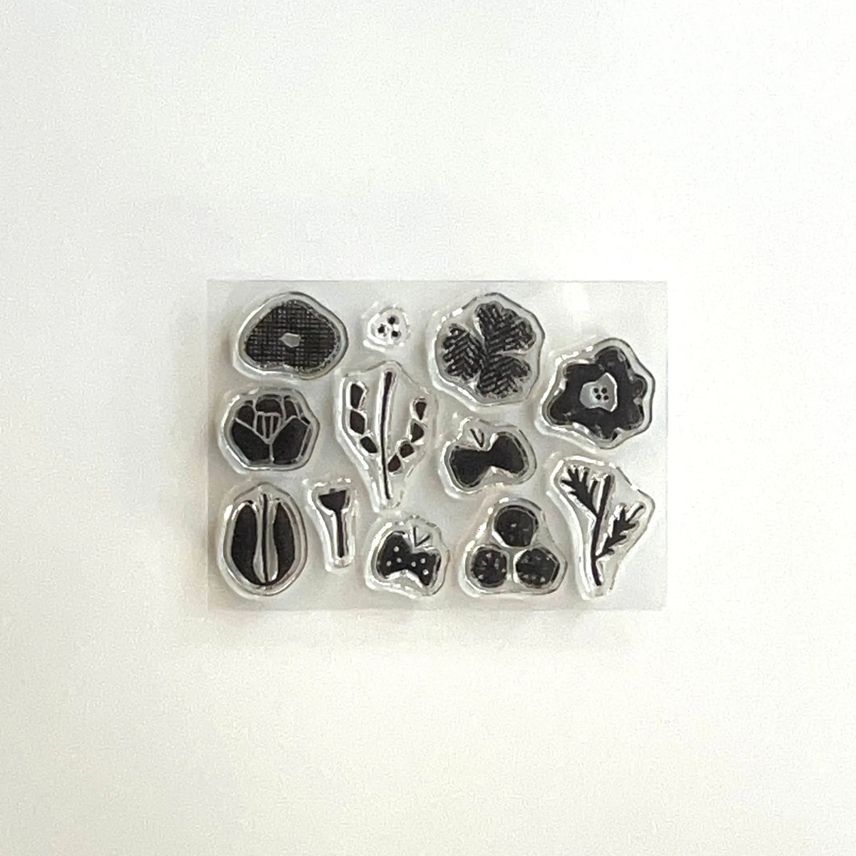 Pocket-Sized Clear Stamp Set - Flower and Butterfly