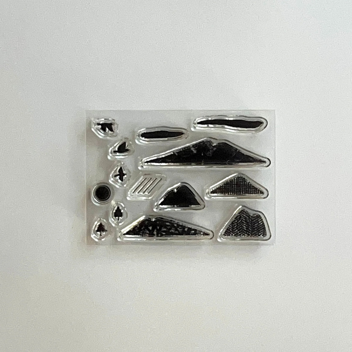 Pocket-Sized Clear Stamp Set - Mountains and Birds