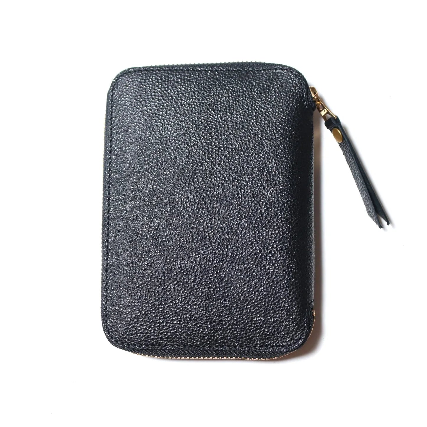 B7 Kurozan Black Leather Zip Organizer