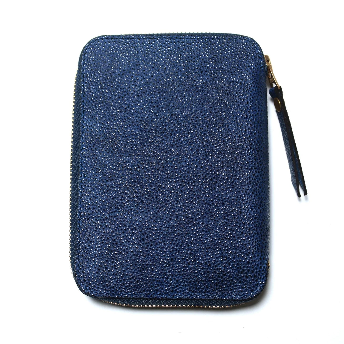 B7 Kurozan Indigo Leather Zip Organizer