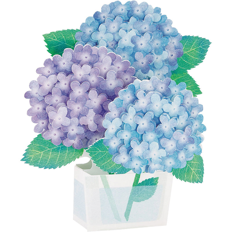 Sanrio Greeting Card: Hydrangea in a Vase