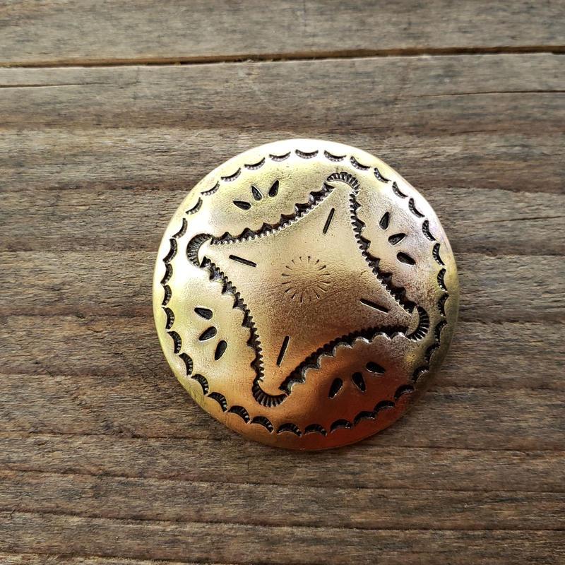 Brass Concho Shield