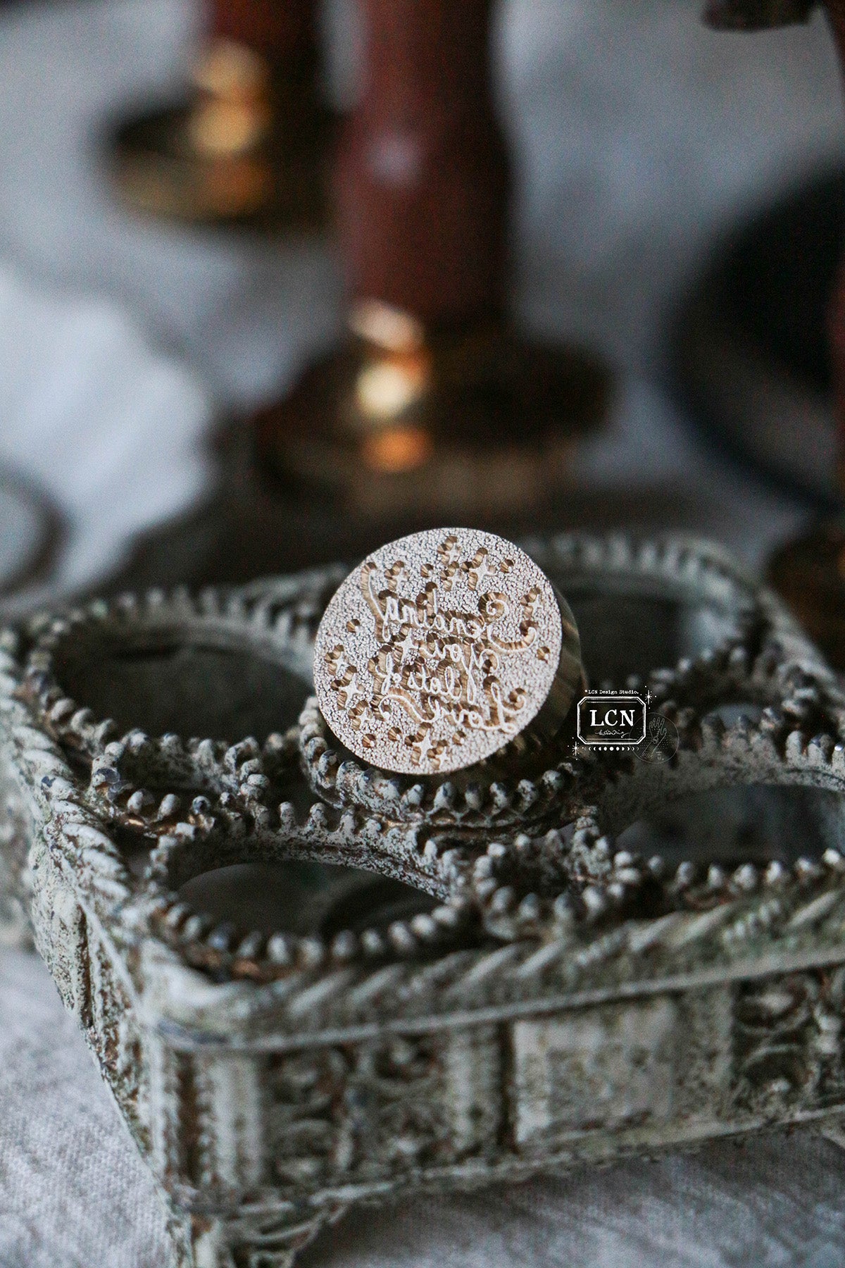 LCN Wax Seal Stamp set: Sayings: Sending Love.