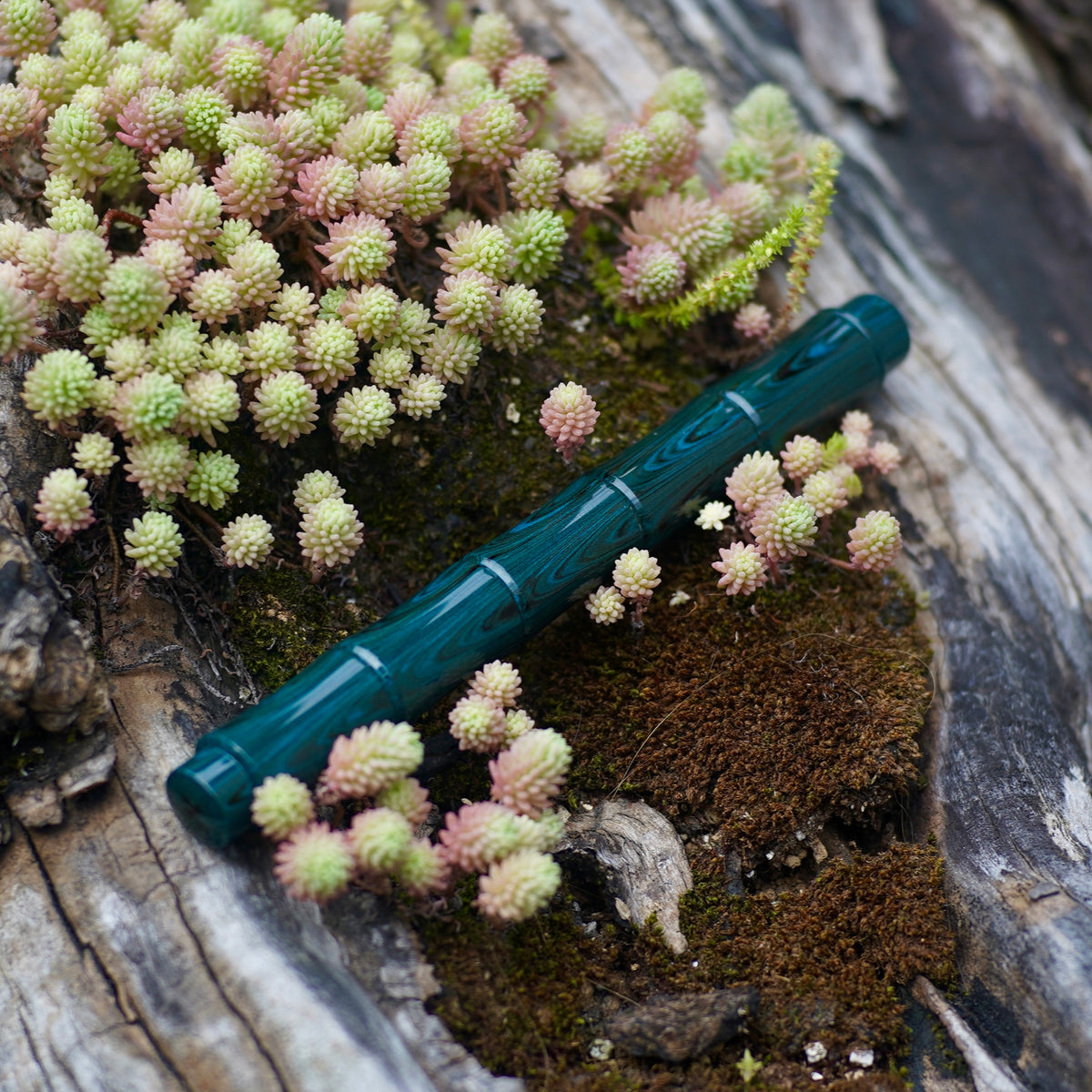 Eboya Fountain Pen - Ricchiku in Blue-Green