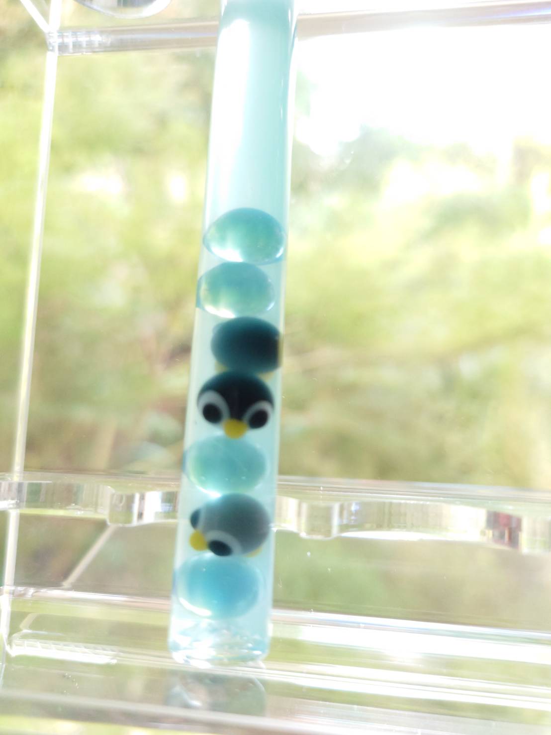 Glass Pen Soda Boba Pen-guin