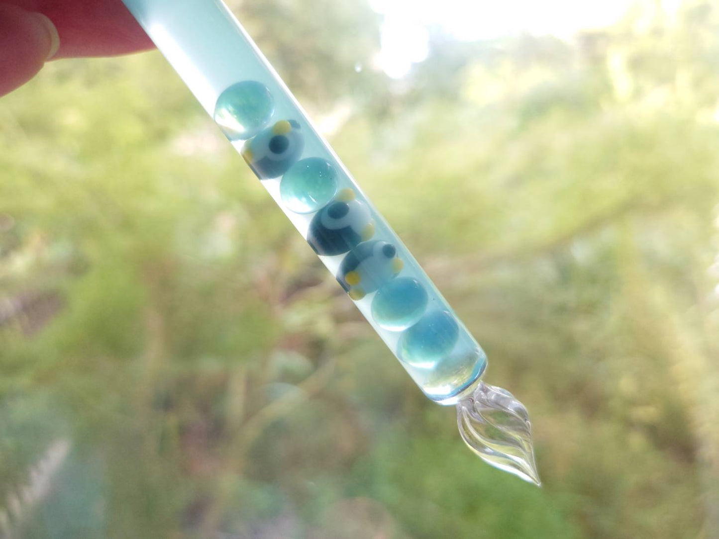 Glass Pen Soda Boba Pen-guin