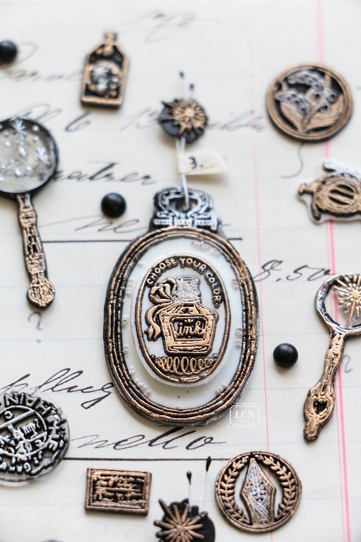 LCN Wax Seal Stamp Set: Ink - Choose Your Color