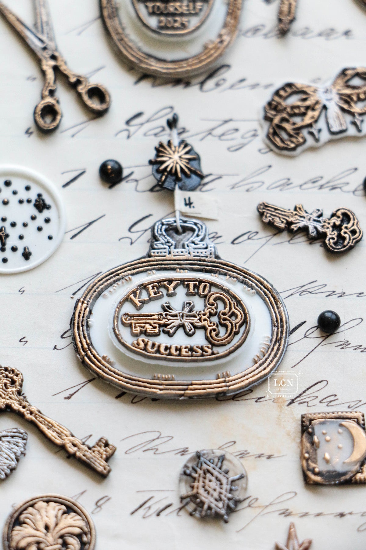 LCN Wax Seal Stamp Set: Key to Success