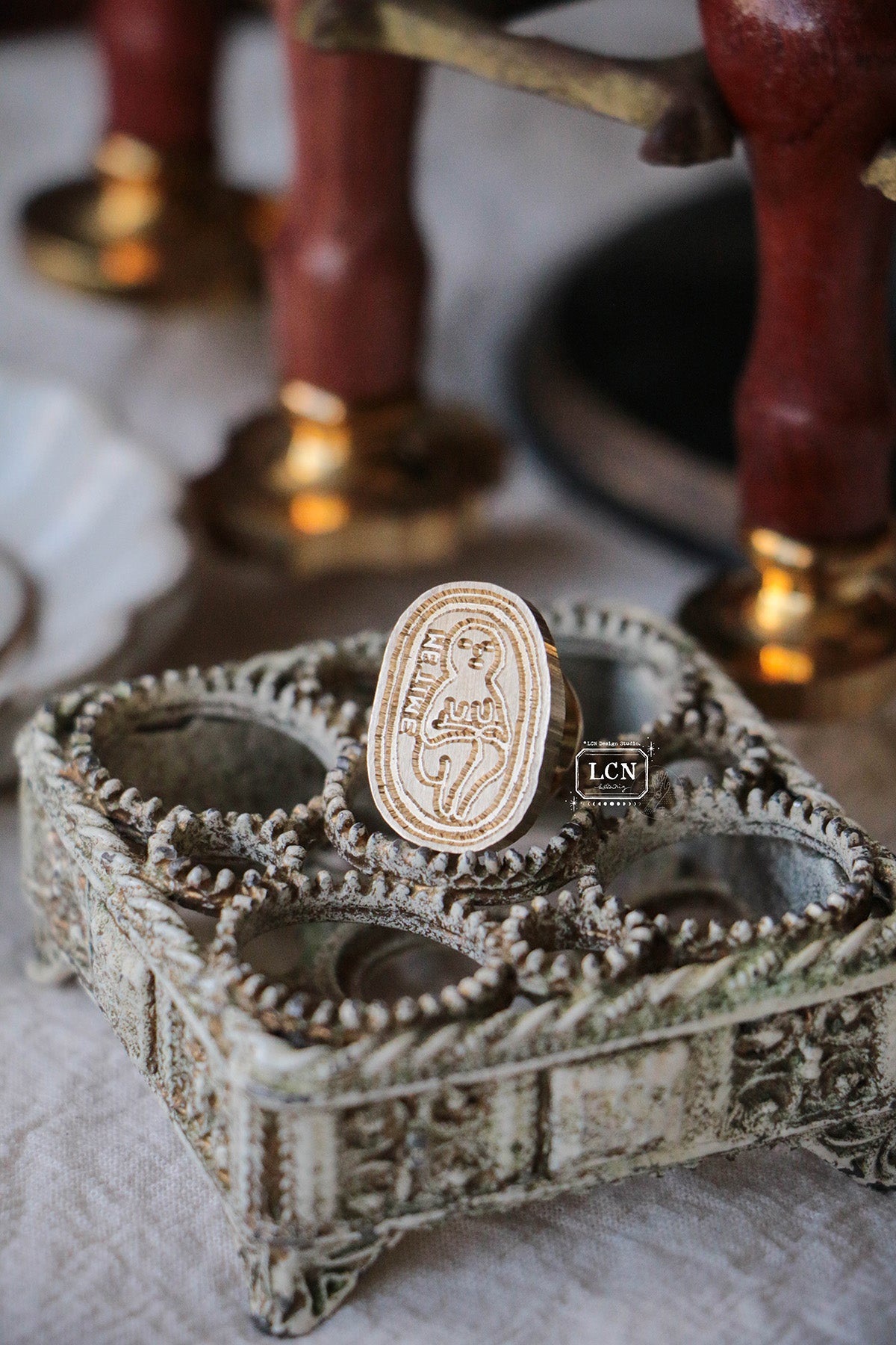 LCN wax seal stamp set: Me time