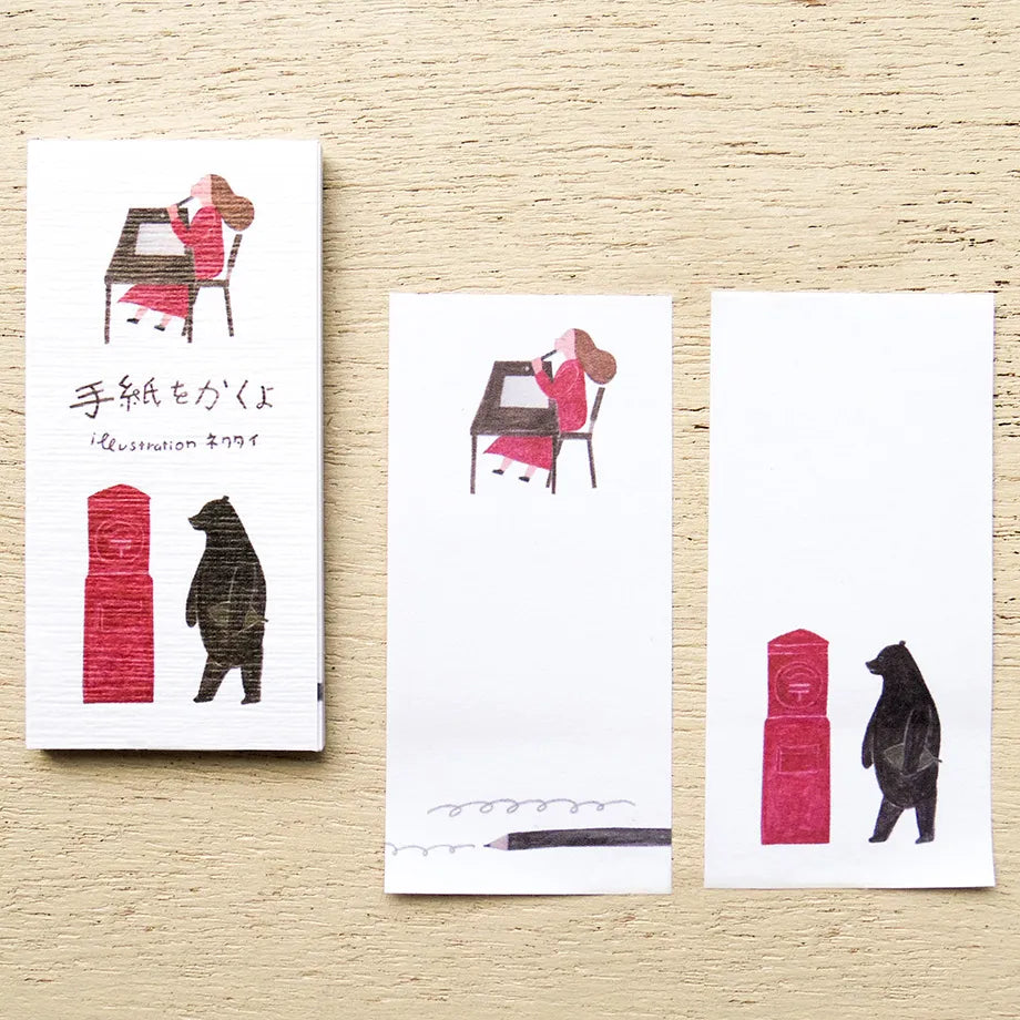 Cozyca products: ネクタイ (necktie): Sticky Notes: Write the Letter to You / Ohana - Flowers