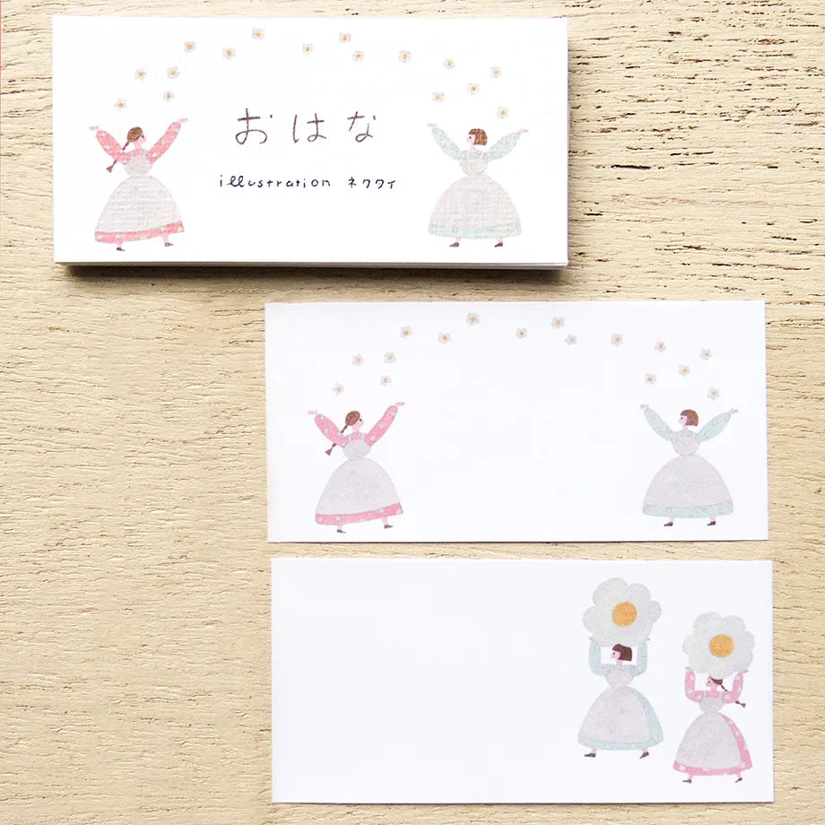 Cozyca products: ネクタイ (necktie): Sticky Notes: Write the Letter to You / Ohana - Flowers