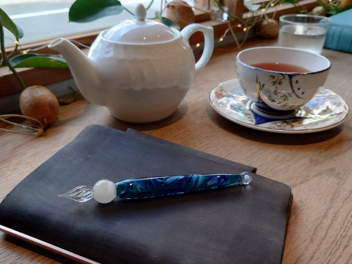 Glass Pen Pirate's Sea
