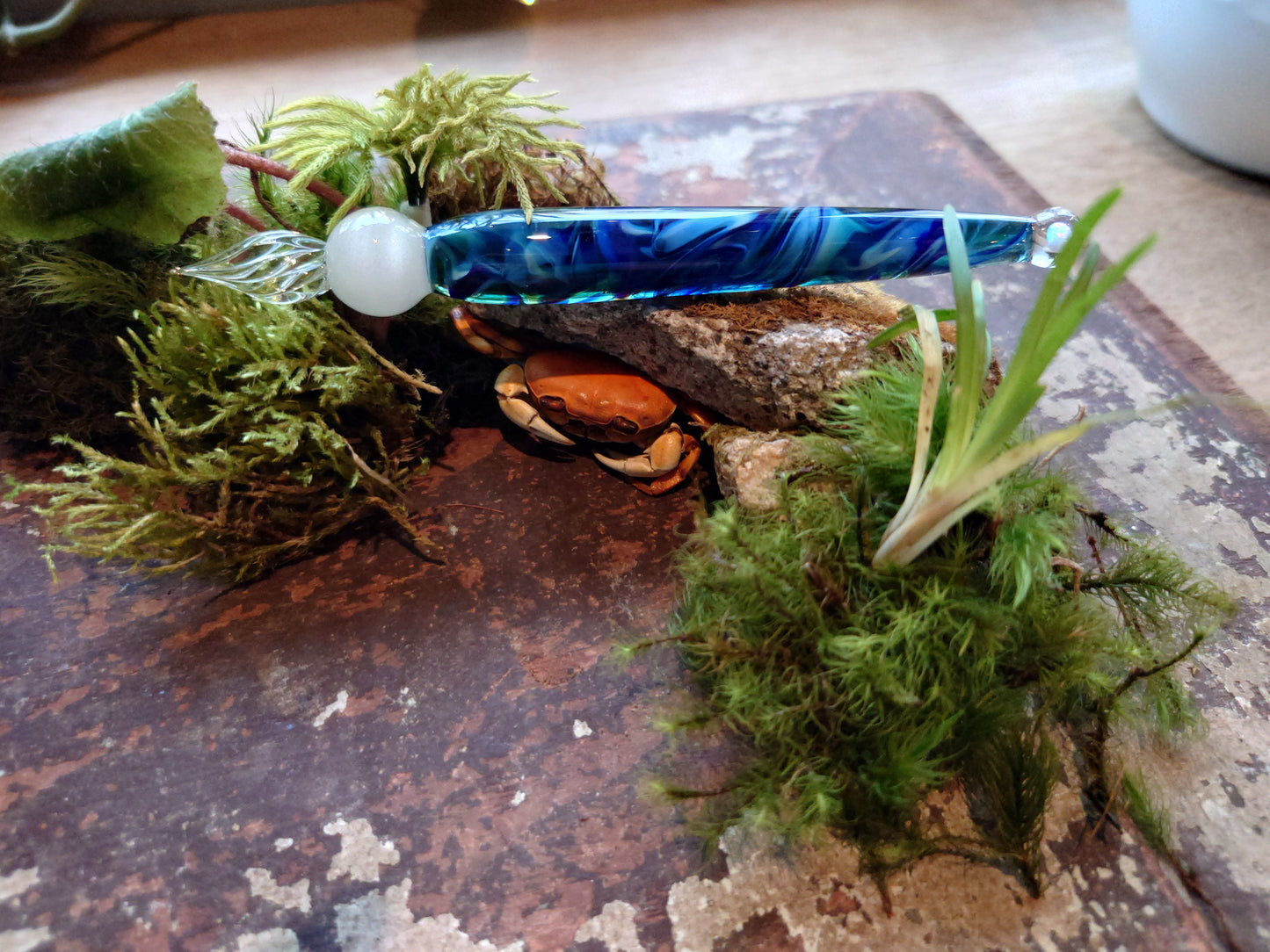 Glass Pen Pirate's Sea