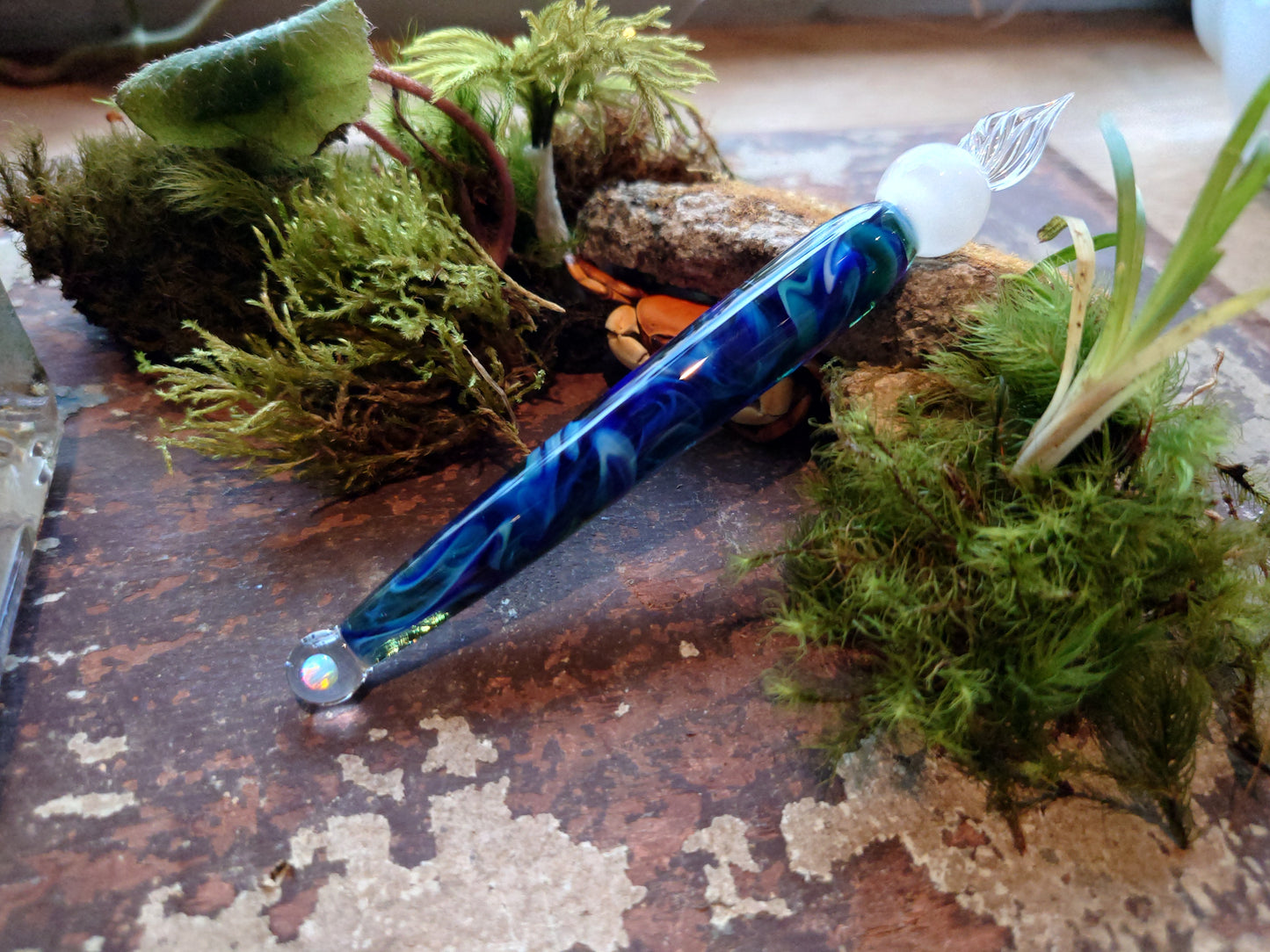 Glass Pen Pirate's Sea