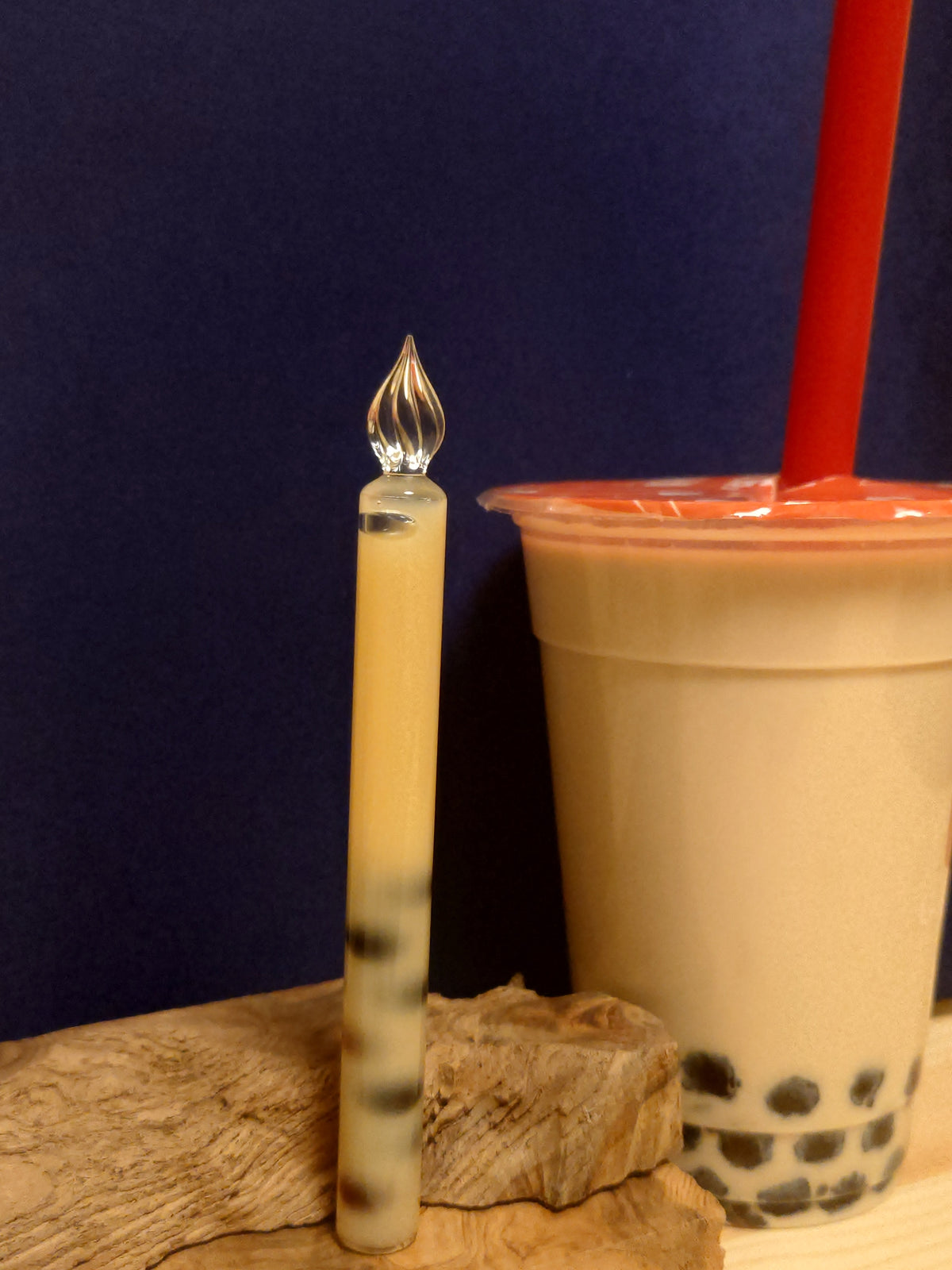 Glass Pen "Bubble tea"