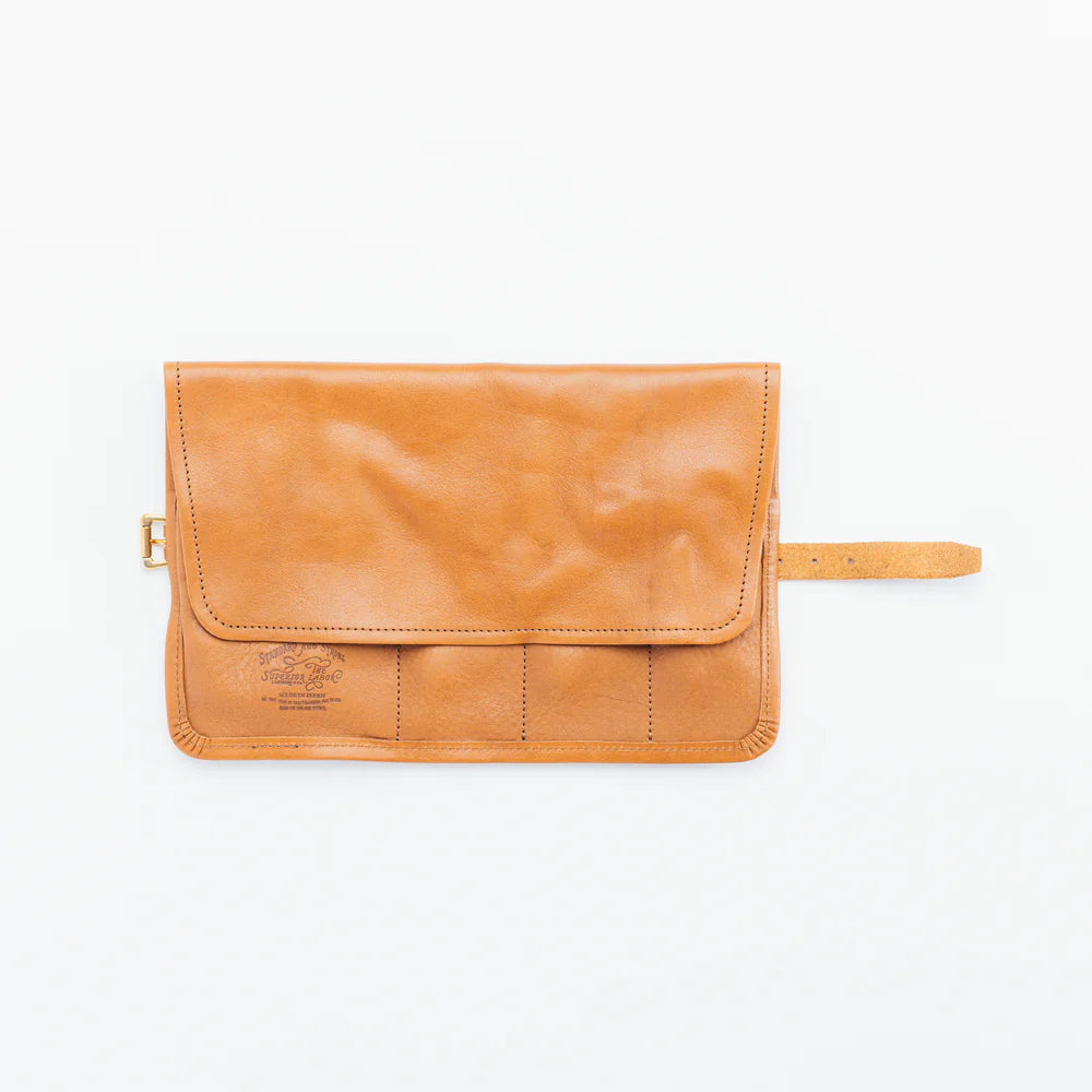 TSL Leather roll pen case