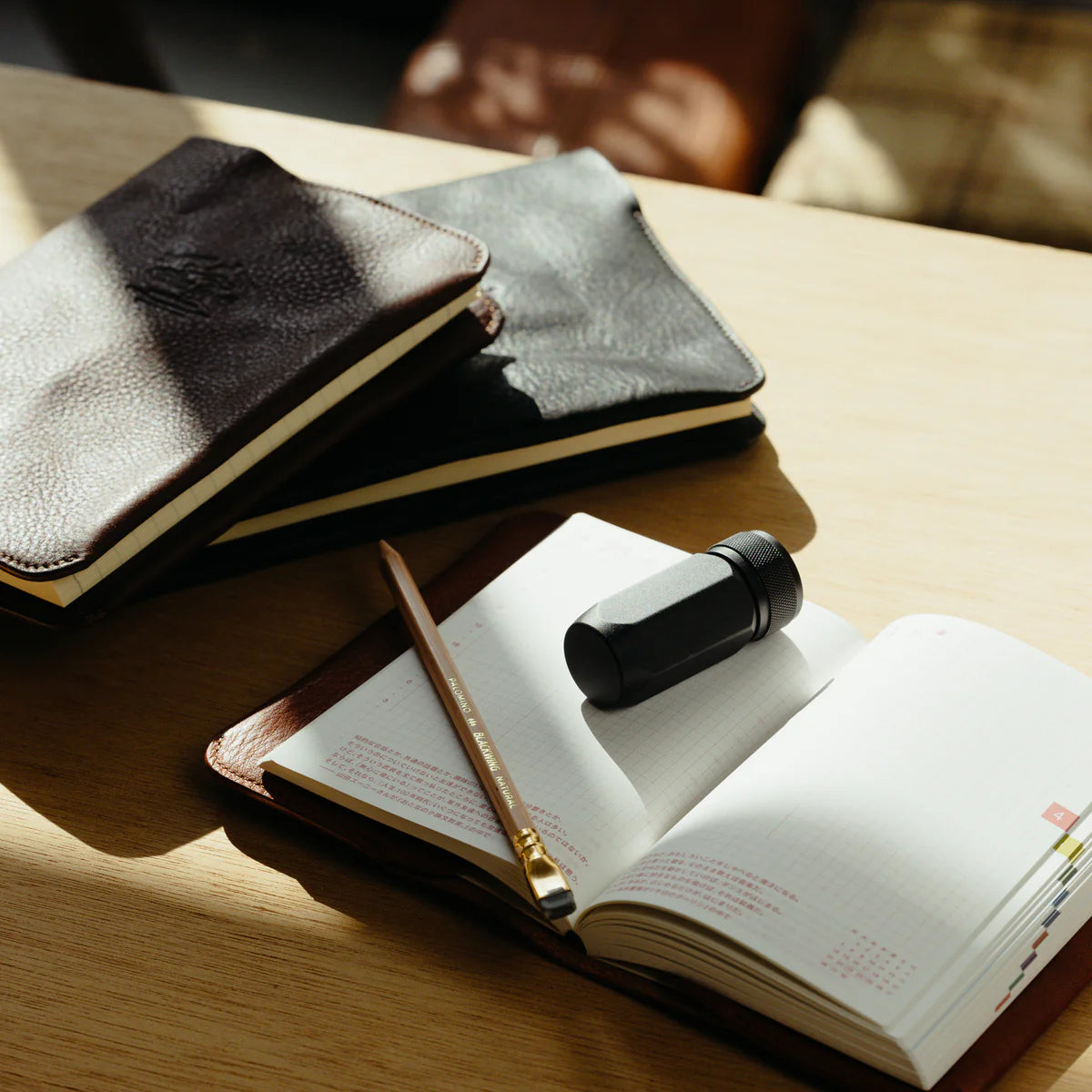 TSL Oil Leather Notebook Cover (A5)