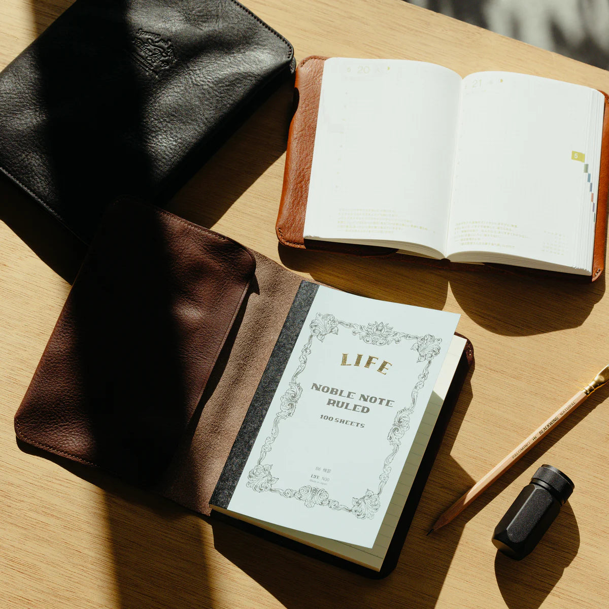 TSL Oil Leather Notebook Cover (A5)
