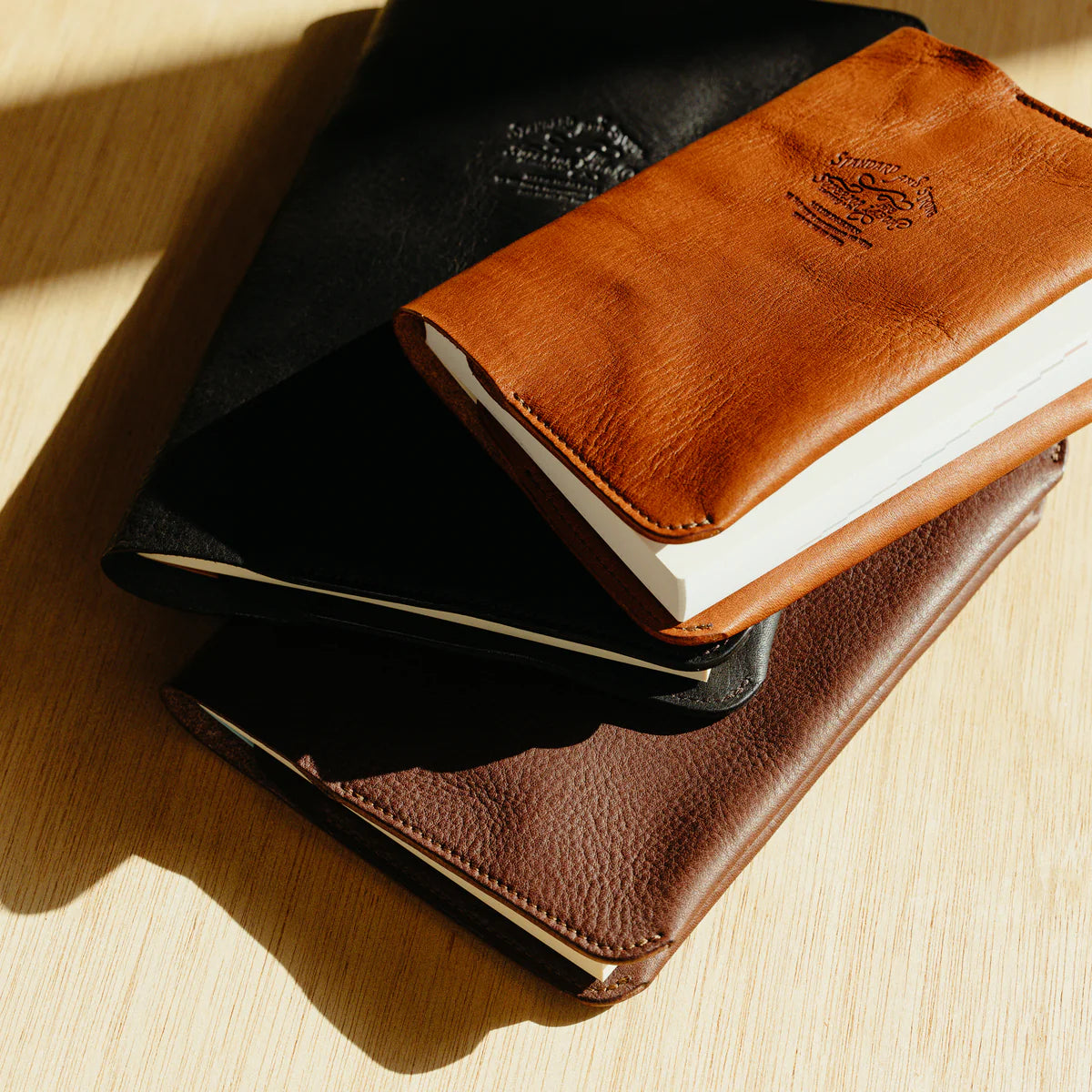 TSL Oil Leather Notebook Cover (B6)