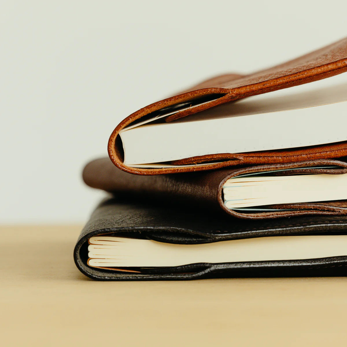TSL Oil Leather Notebook Cover (A6)