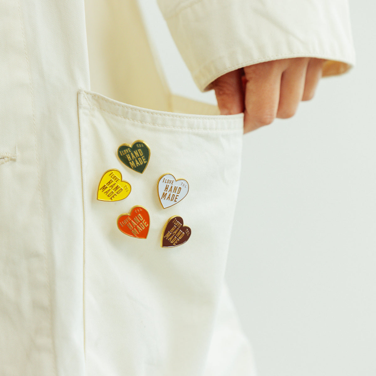 TSL Heart Logo Pins