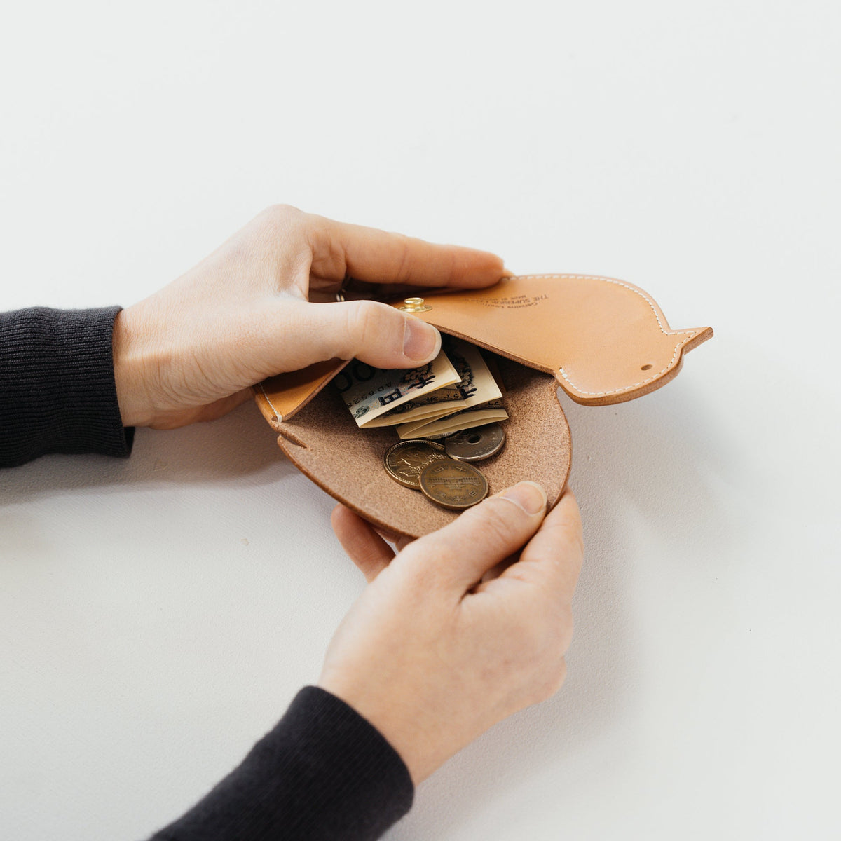 PRE-ORDER: TSL Leather Bird Purse