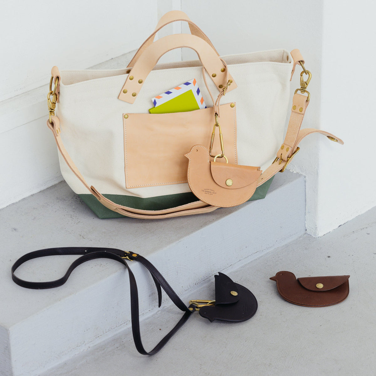 PRE-ORDER: TSL Leather Bird Purse