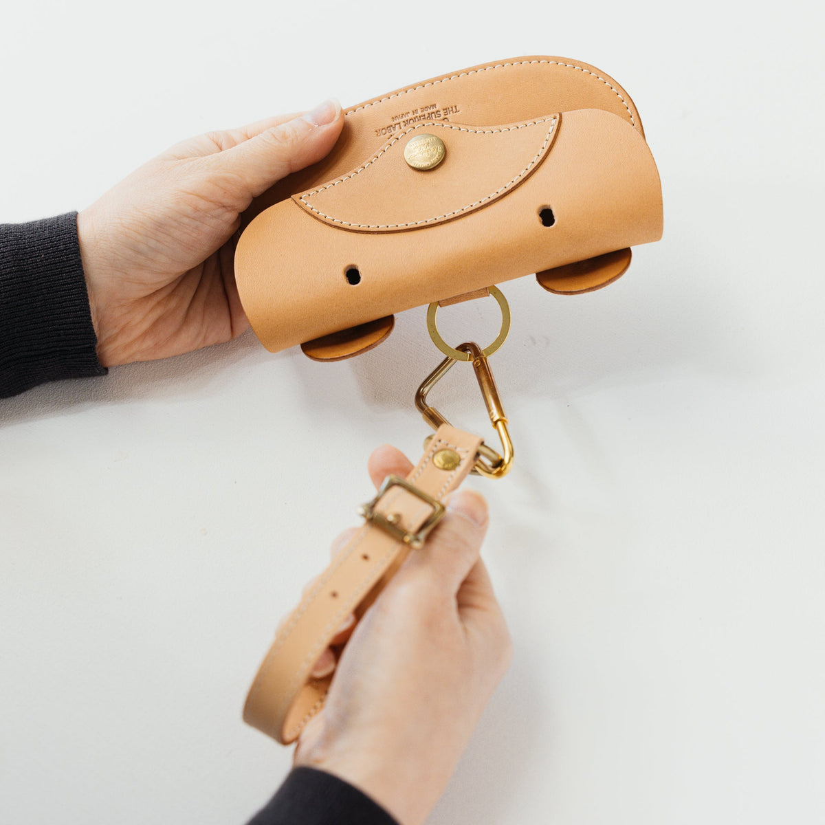PRE-ORDER: TSL Leather Bear Purse