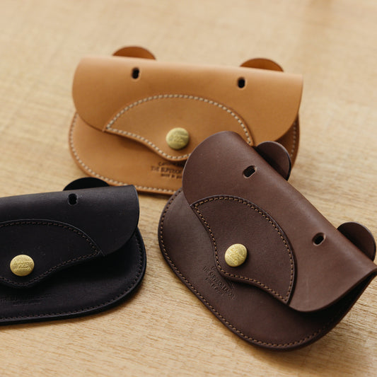 PRE-ORDER: TSL Leather Bear Purse
