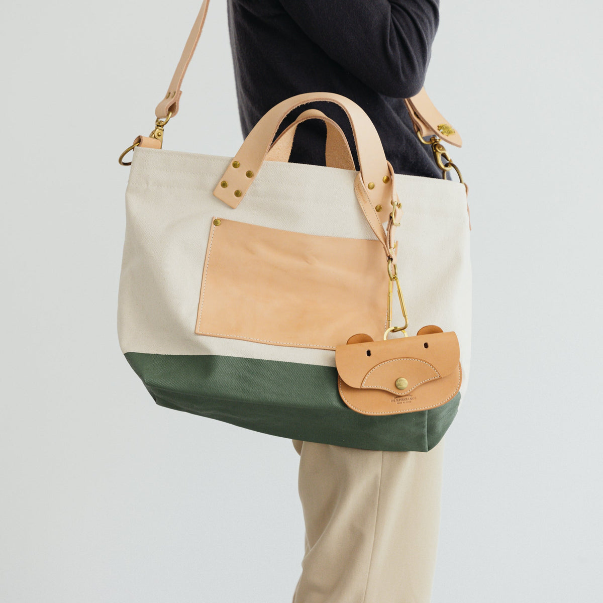 PRE-ORDER: TSL Leather Bear Purse