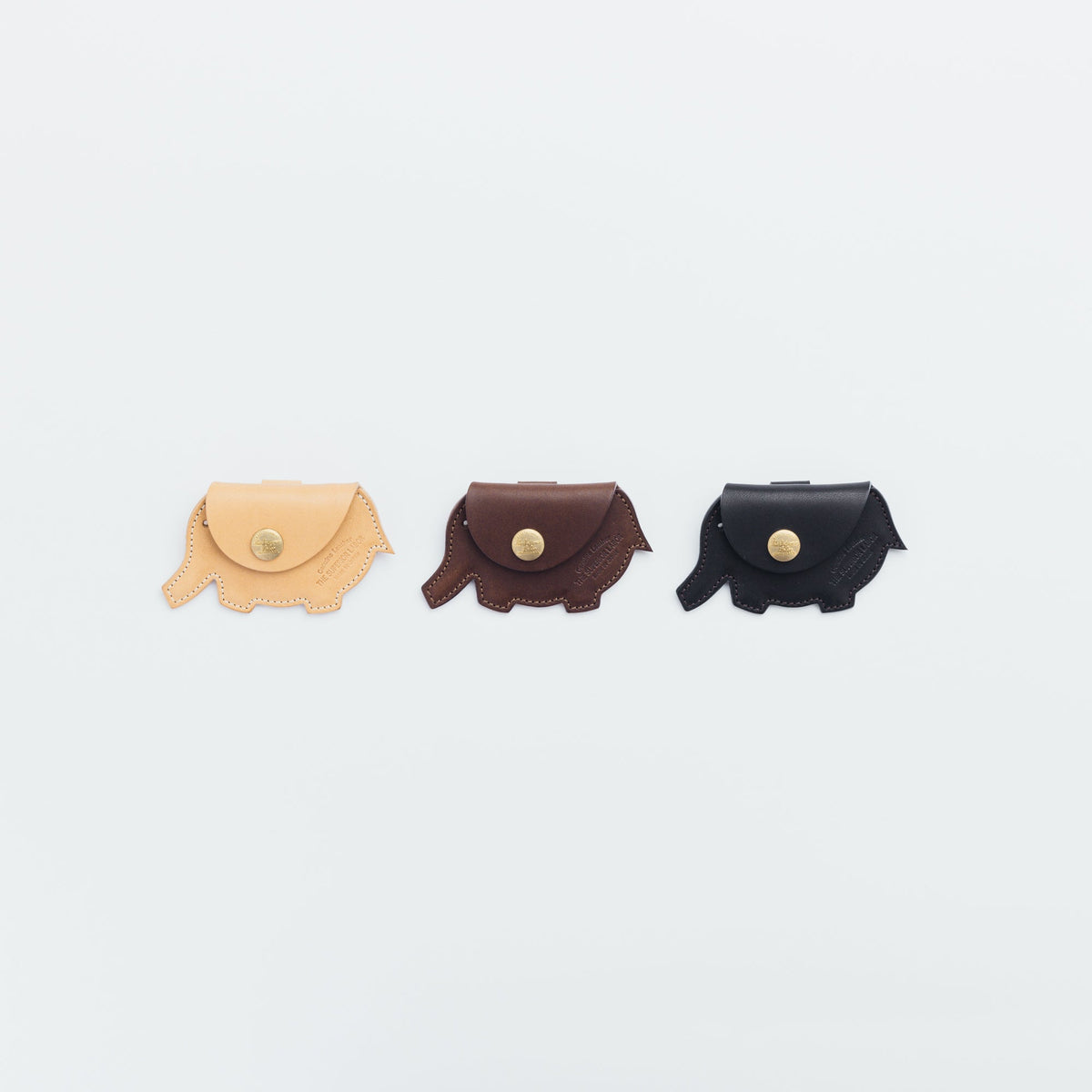 PRE-ORDER: TSL Leather Elephant Coin Case