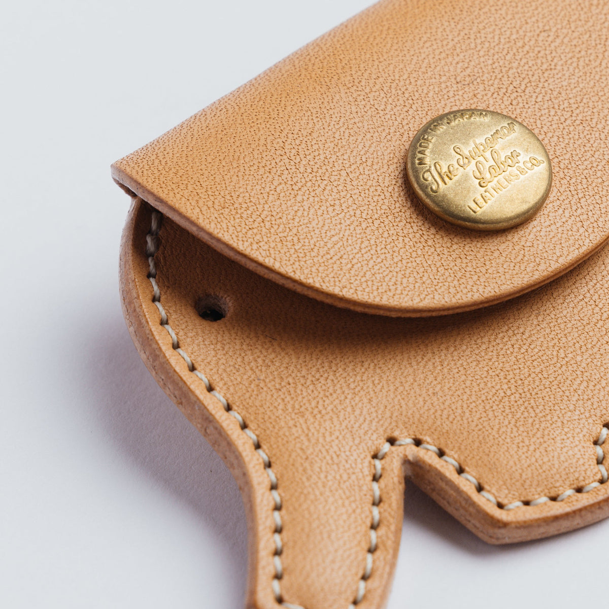 PRE-ORDER: TSL Leather Elephant Coin Case