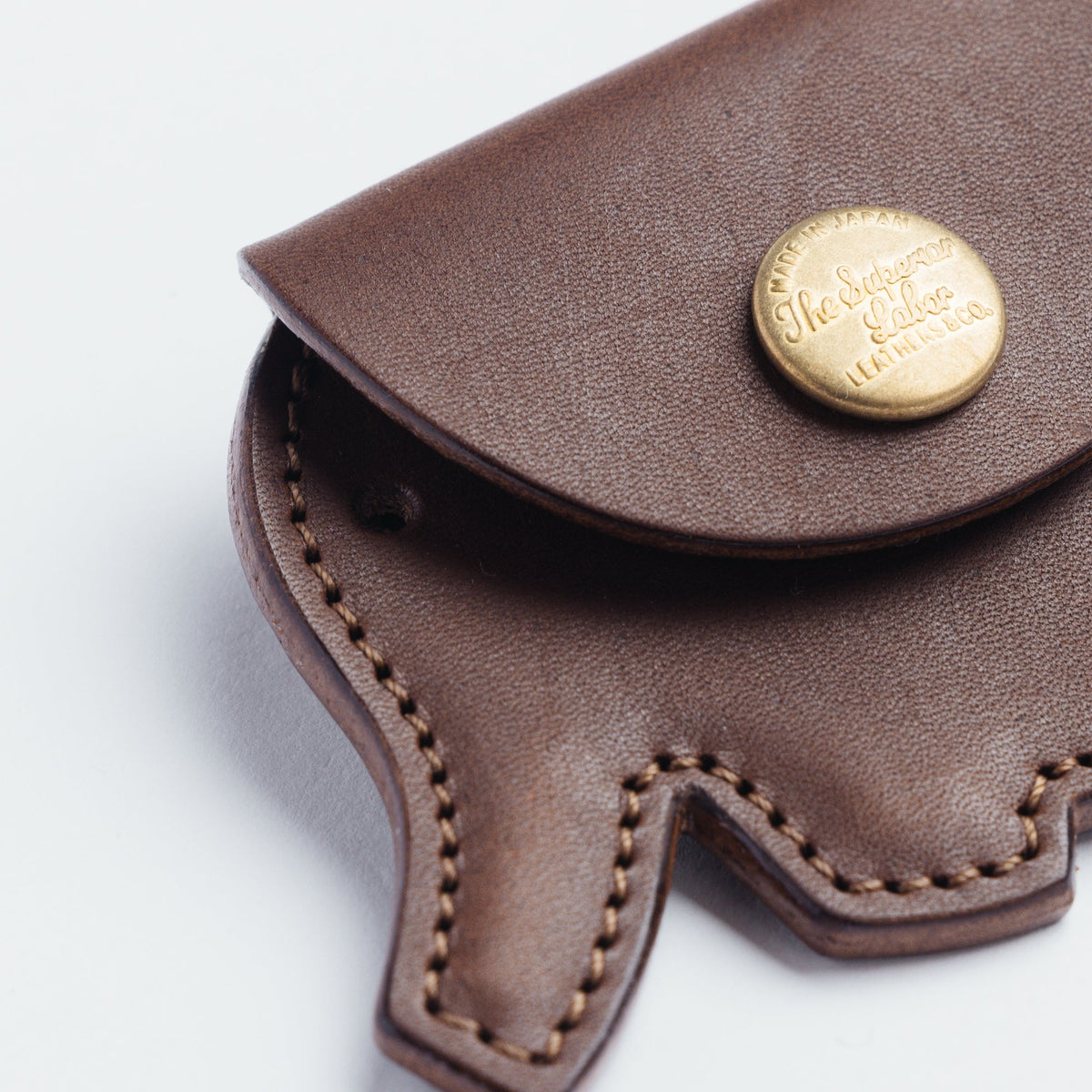 PRE-ORDER: TSL Leather Elephant Coin Case