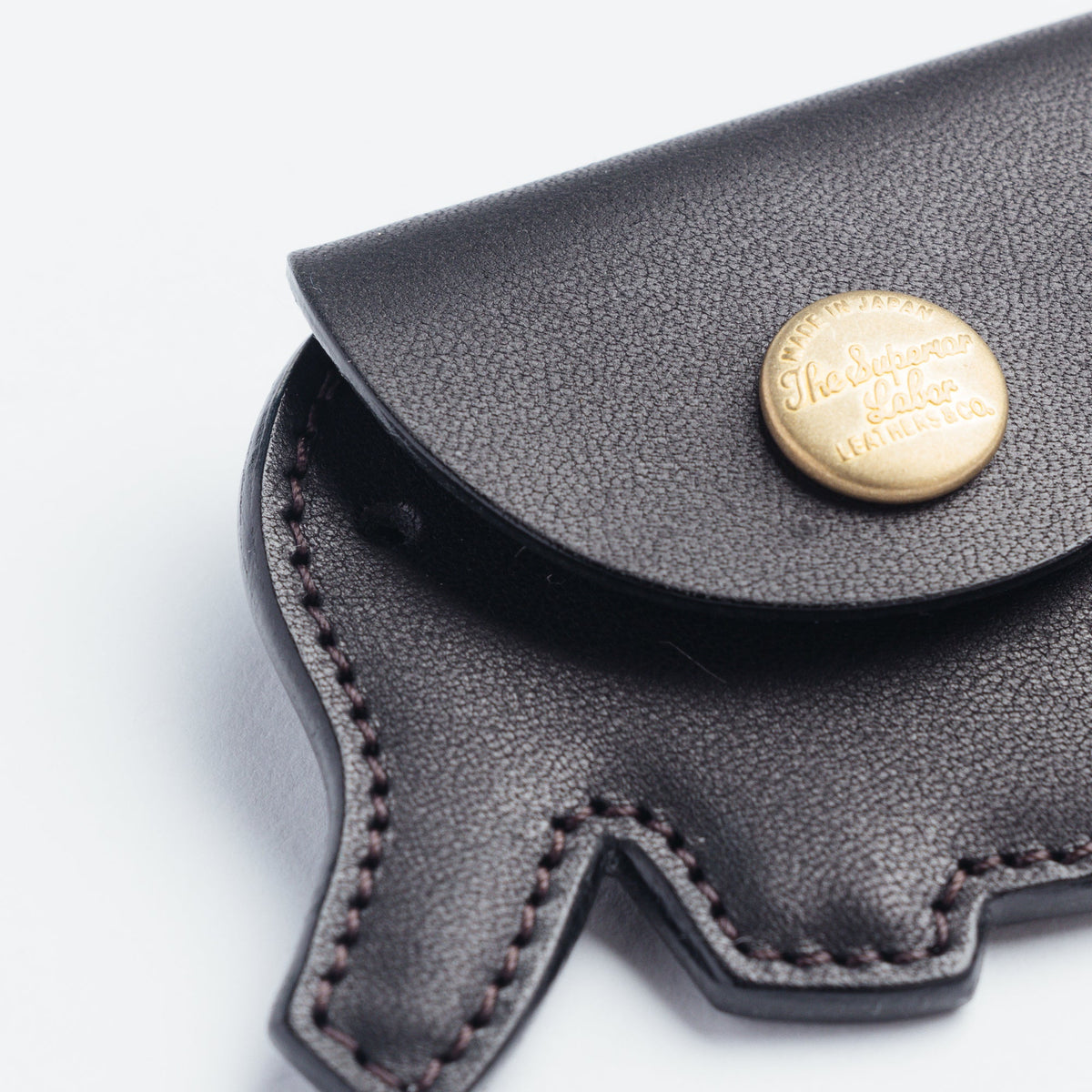PRE-ORDER: TSL Leather Elephant Coin Case