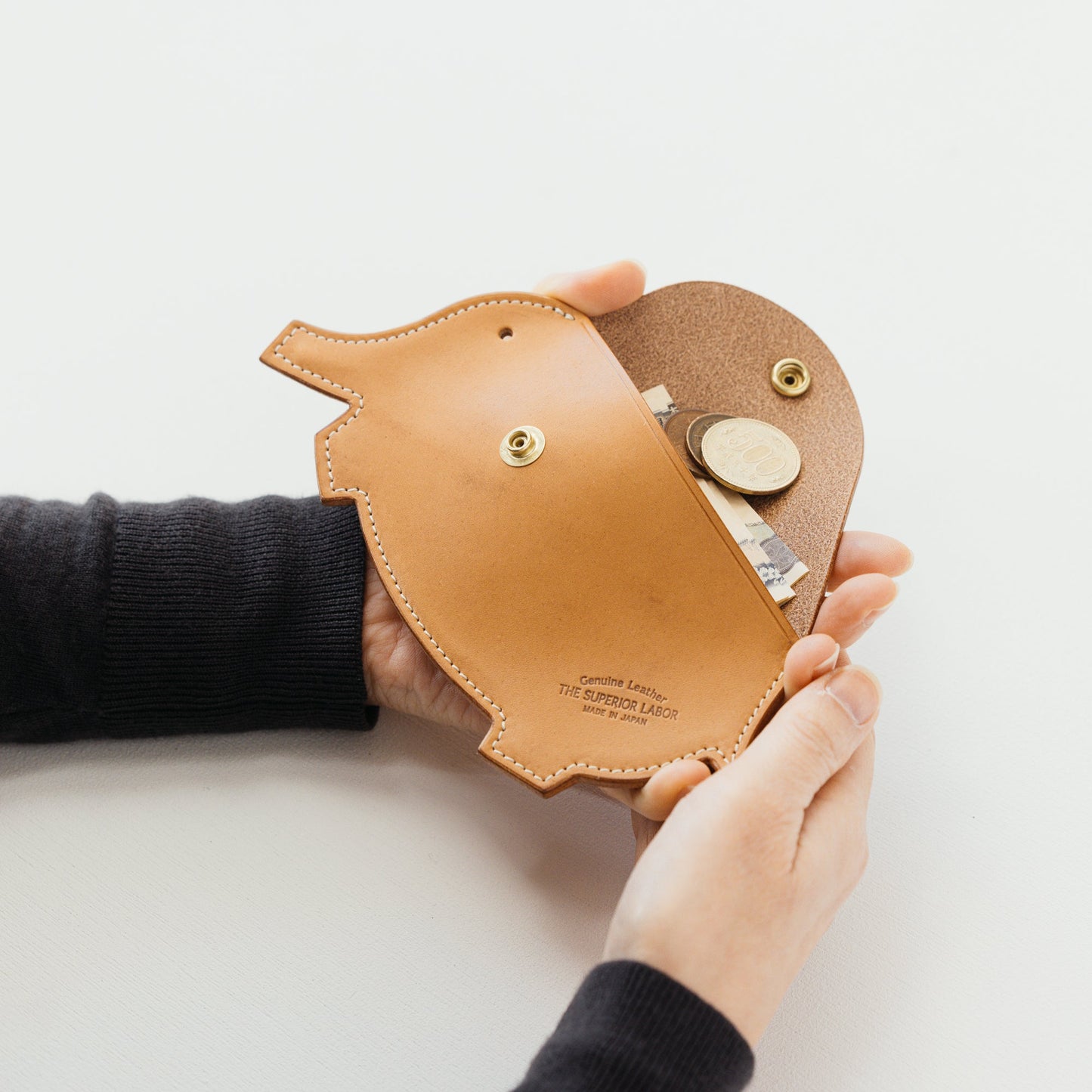 PRE-ORDER: TSL Leather Elephant Purse