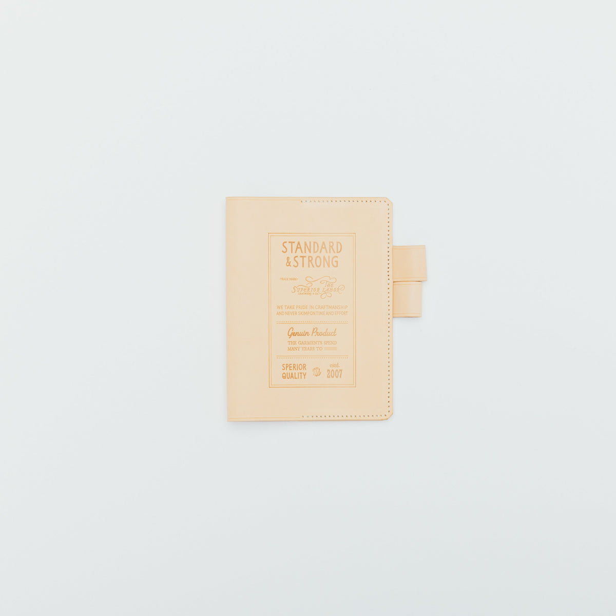 PRE-ORDER: A6 Notebook Cover Keeper, TSL Stamped leather