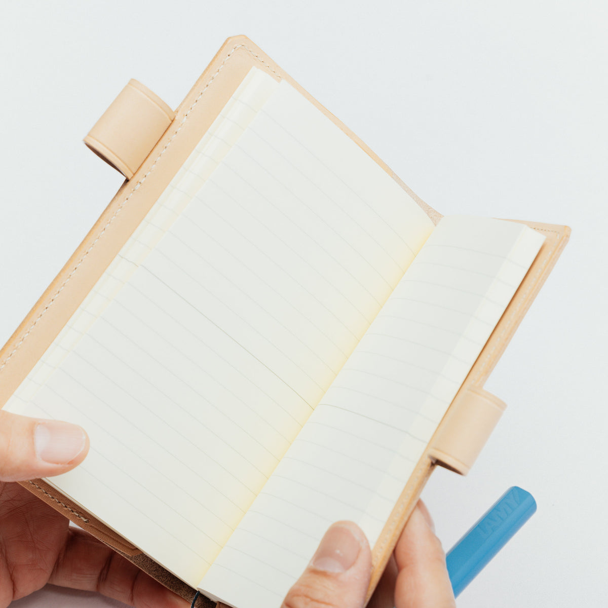 PRE-ORDER: A6 Notebook Cover Keeper, TSL Stamped leather