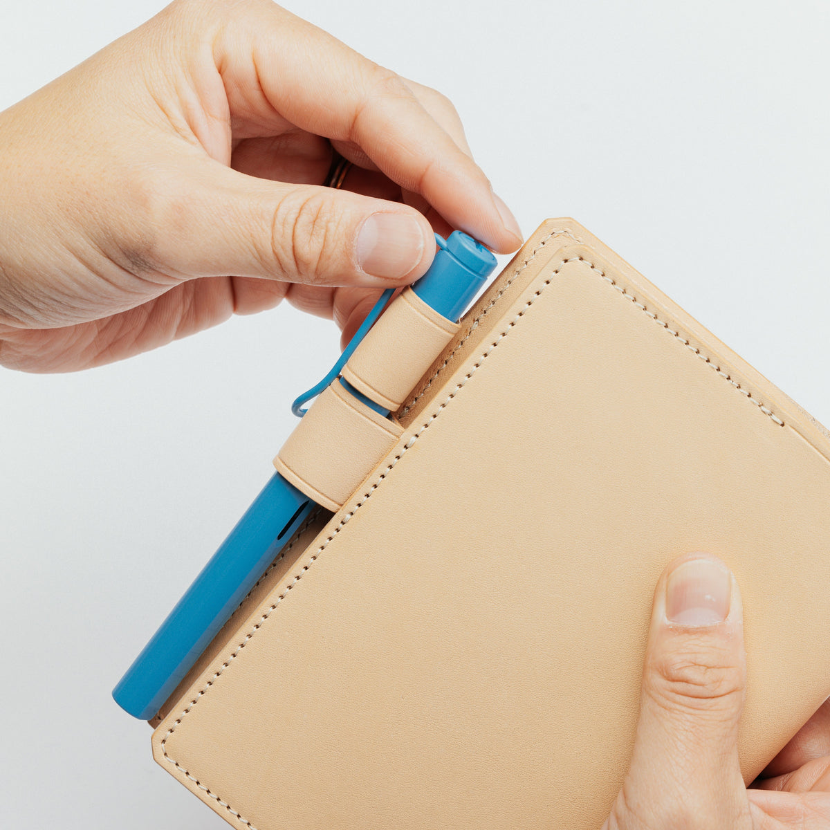 PRE-ORDER: A6 Notebook Cover Keeper, TSL Stamped leather
