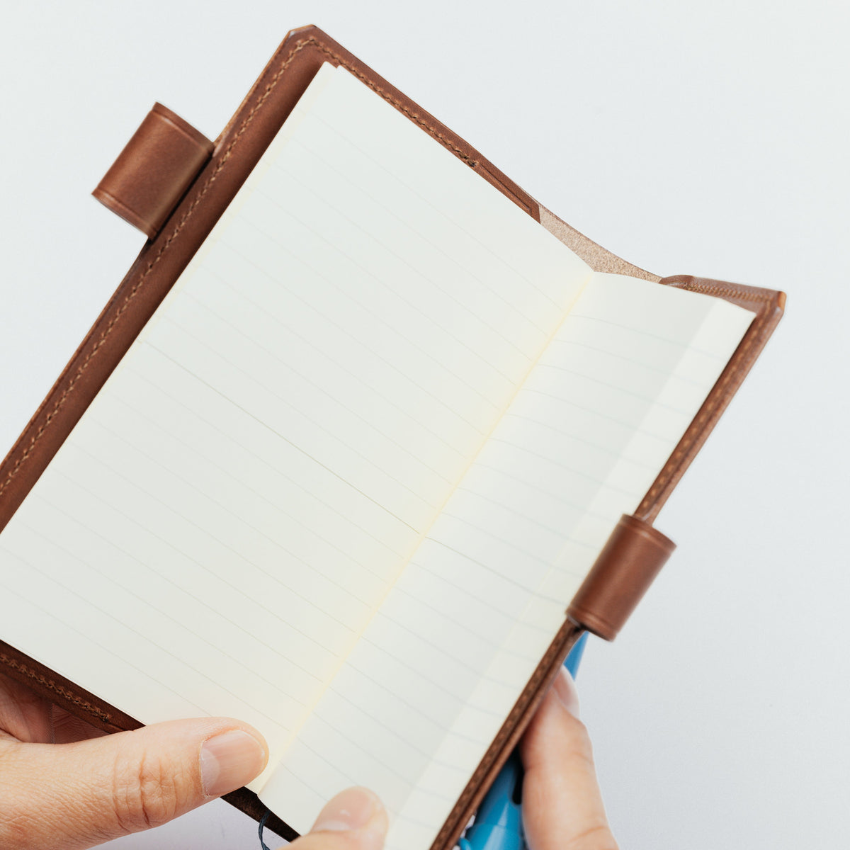 PRE-ORDER: A6 Notebook Cover Keeper, TSL Stamped leather