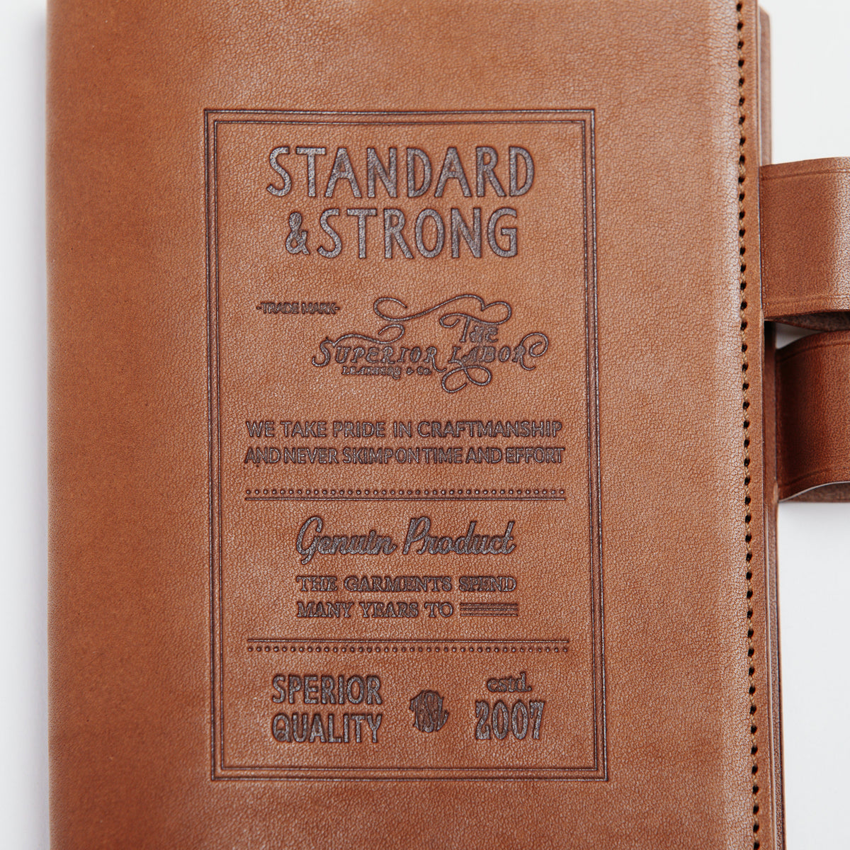 PRE-ORDER: A6 Notebook Cover Keeper, TSL Stamped leather