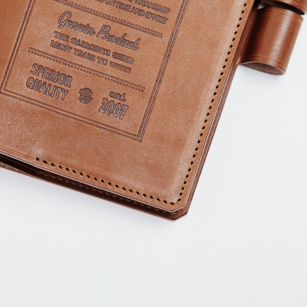 PRE-ORDER: A6 Notebook Cover Keeper, TSL Stamped leather