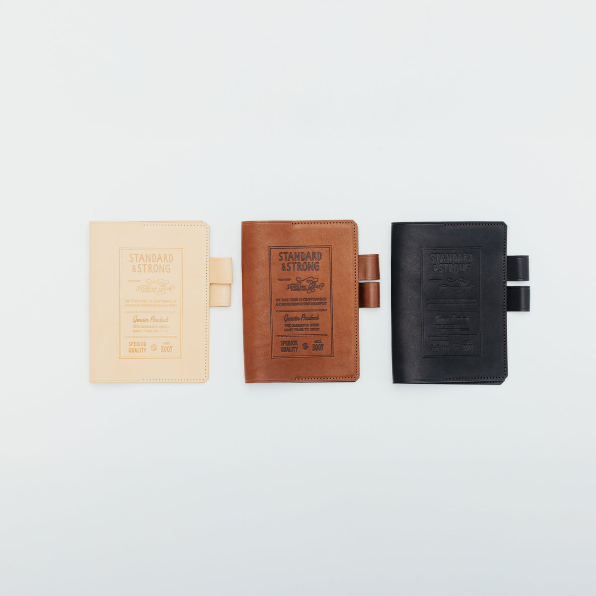 PRE-ORDER: A6 Notebook Cover Keeper, TSL Stamped leather